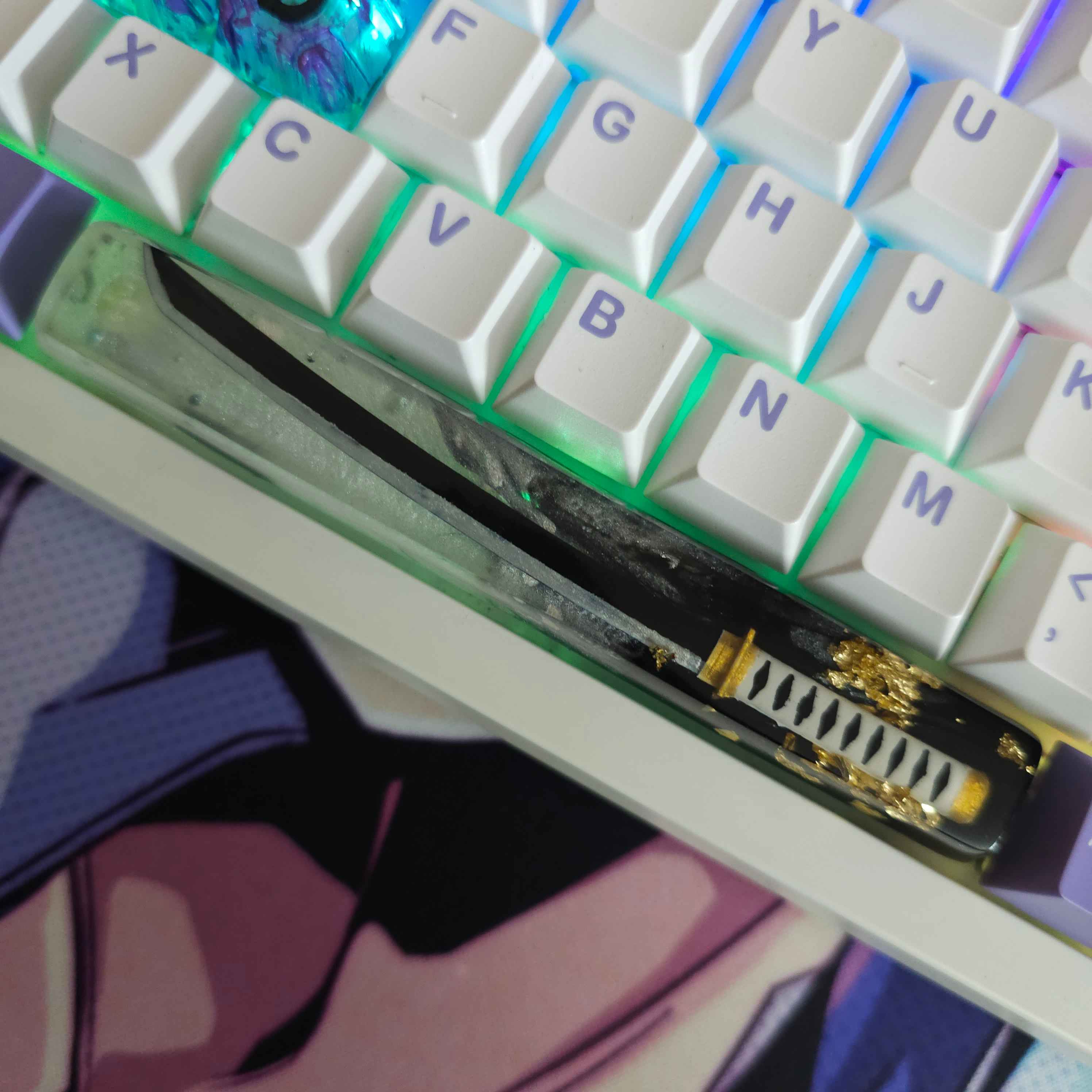 دکمه کیبورد مکانیکال اسپیس شمشیر کاتانا \ کیکپ کاستوم کیبورد مکانیکال