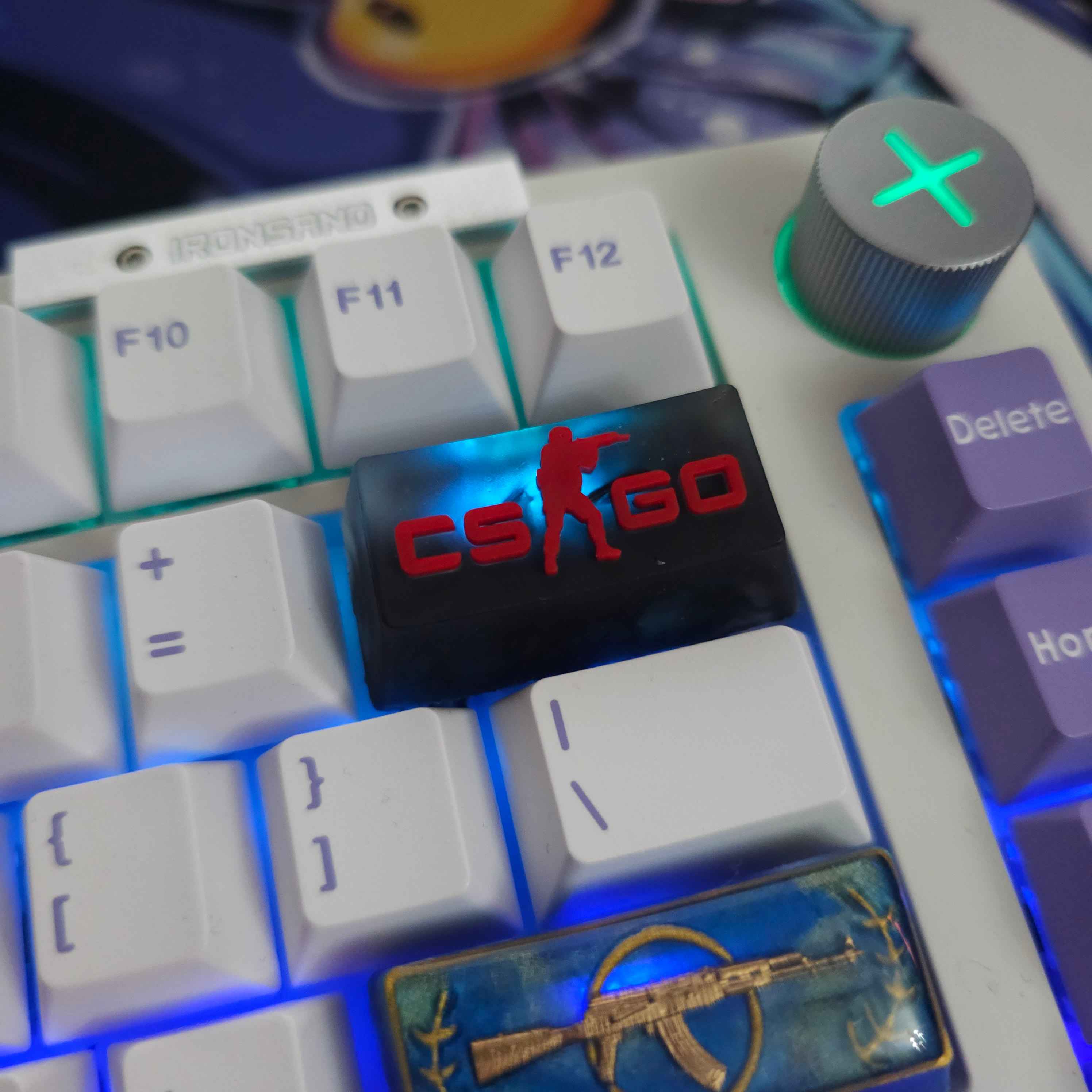 دکمه کیبورد مکانیکال لوگو بازی کانتر رنگ ثابت Csgo\ کیکپ کاستوم کیبورد مکانیکال Cs2