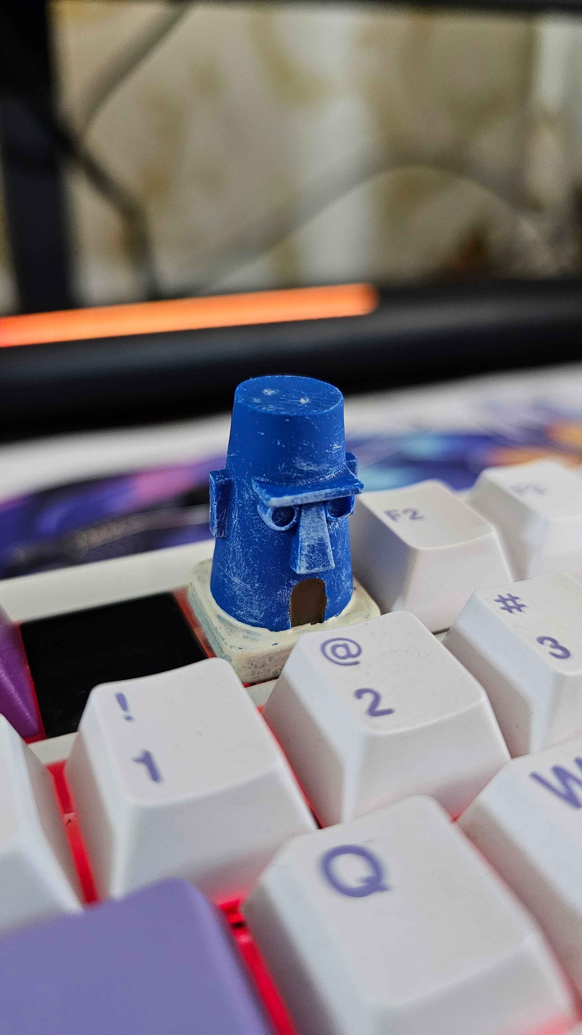 دکمه کیبورد مکانیکال باب اسفنجی اختاپوس bob sponge \ کیکپ کاستوم کیبورد مکانیکال