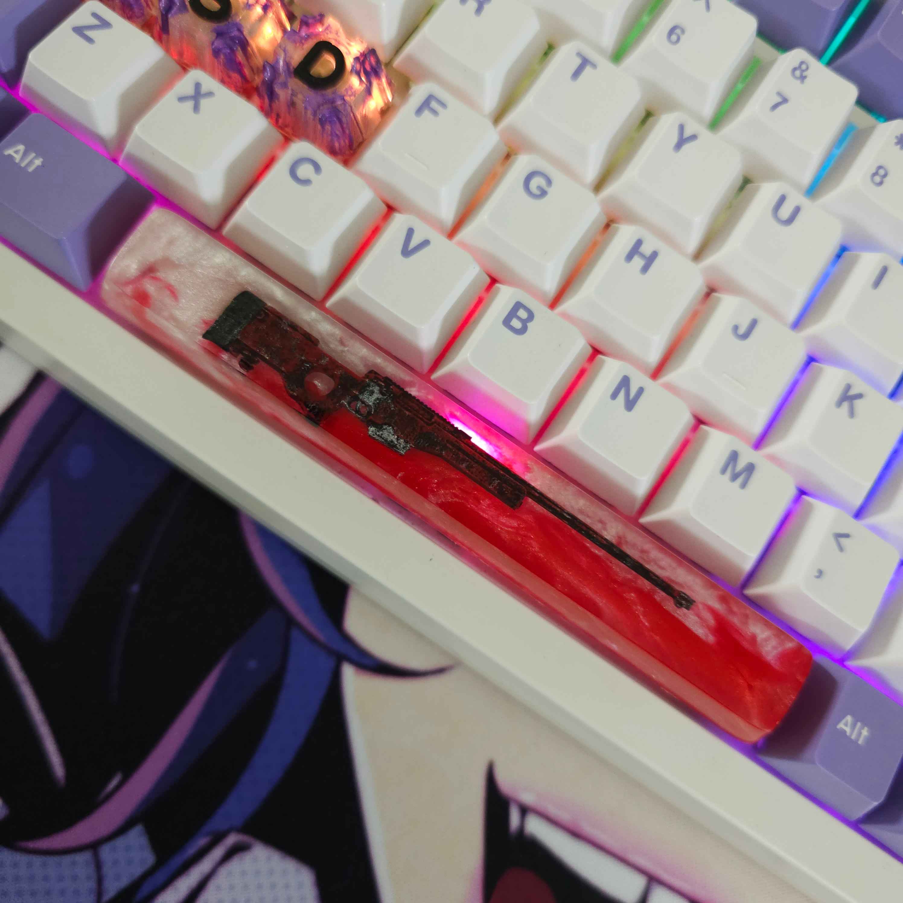 دکمه کیبورد مکانیکال اسپیس تفنگ اسنایپر AWP \ کیکپ کاستوم کیبورد مکانیکال