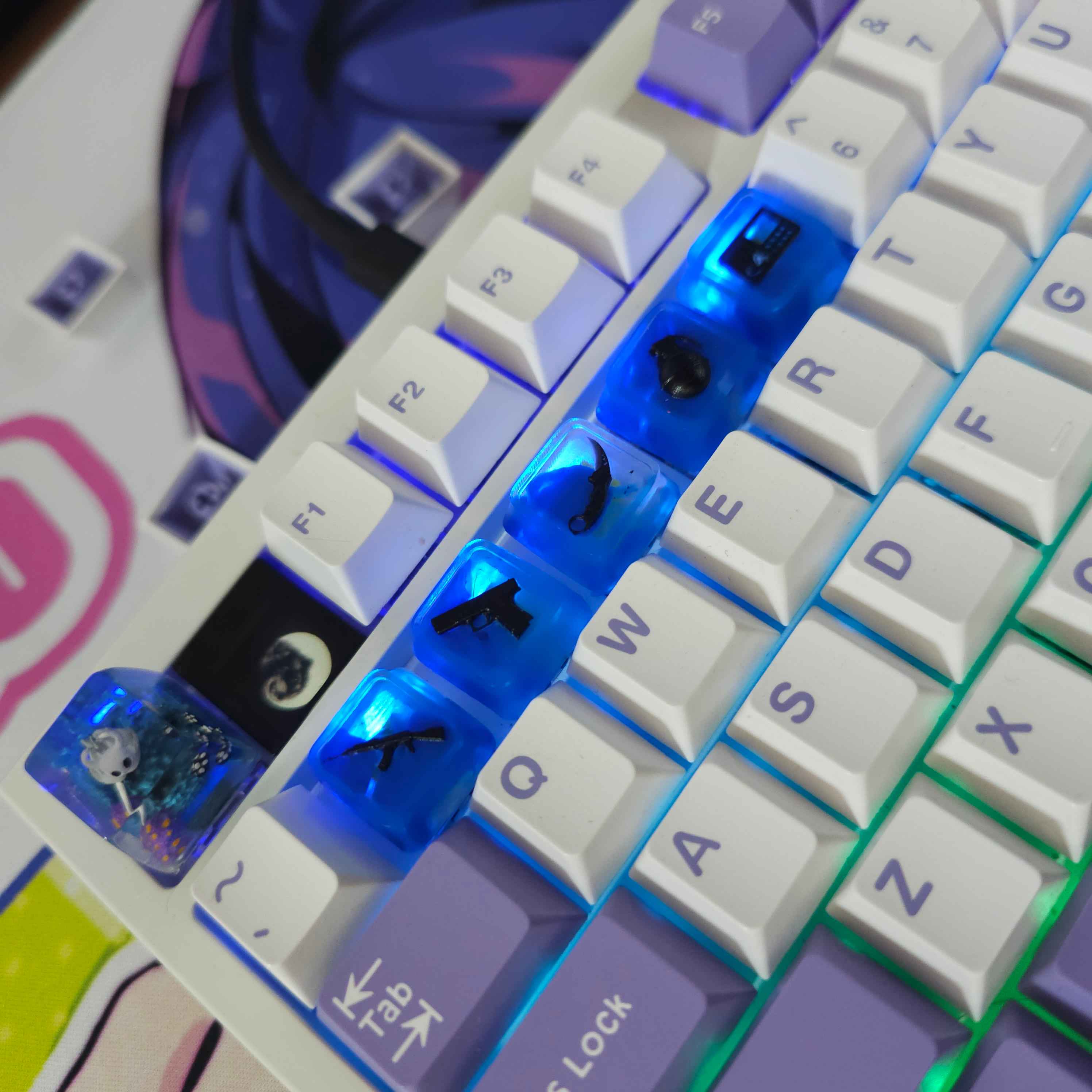 دکمه کیبورد مکانیکال ست 5تایی بازی کانتر رنگ ثابت Csgo\ کیکپ کاستوم کیبورد مکانیکال Cs2