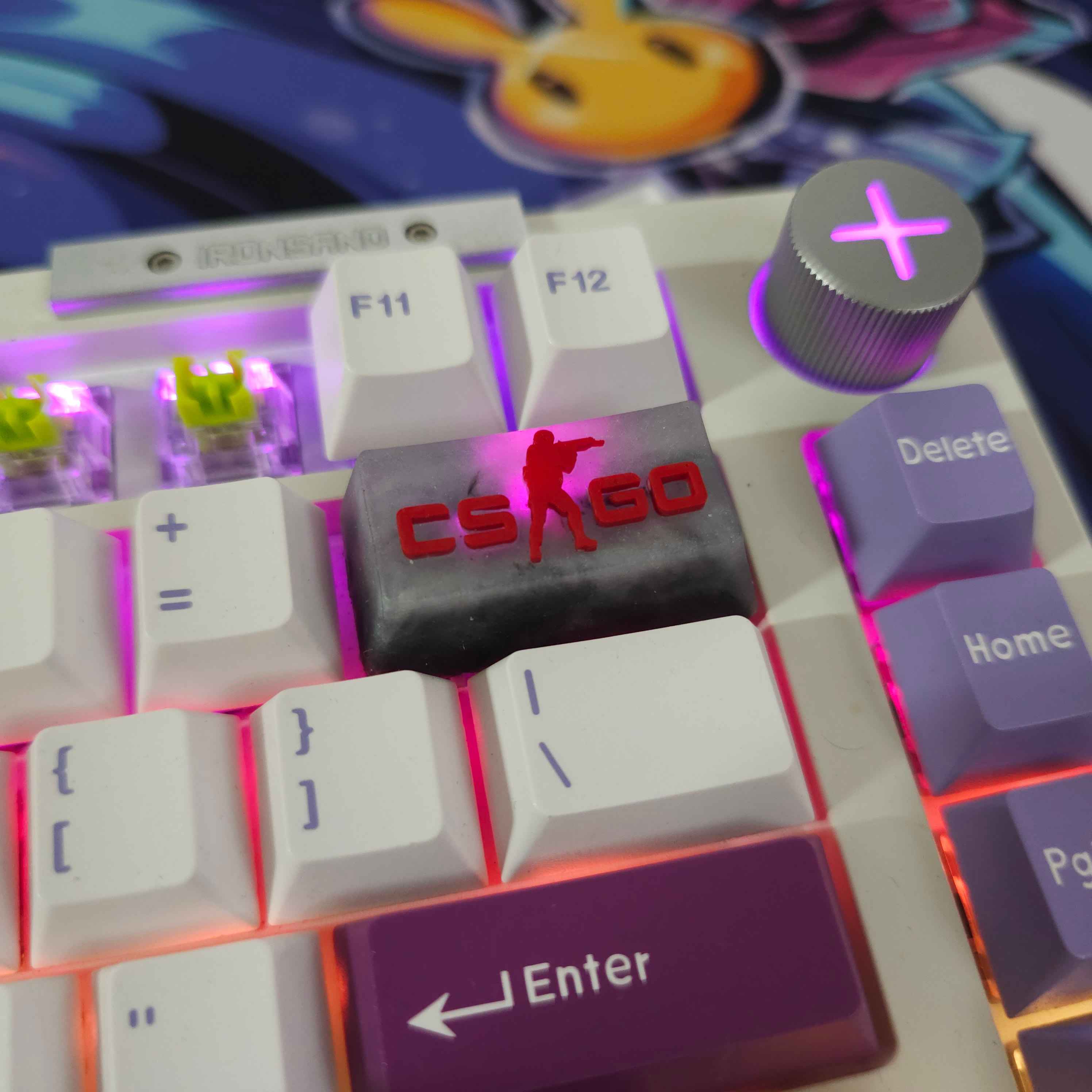 دکمه کیبورد مکانیکال لوگو بازی کانتر رنگ ثابت Csgo\ کیکپ کاستوم کیبورد مکانیکال Cs2